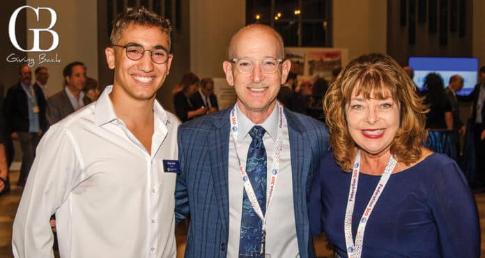 Shay Tsuk with Bruce and Sheri Sachs