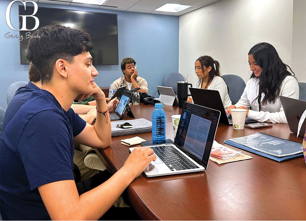 Students working with the County of San Diego