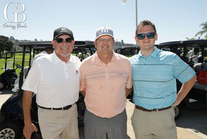 Alex Hernandez, Troy Gernigan, and Michael Leahy at Ronald McDonald House Annual Golf Tournament Returns with Sycuan Support