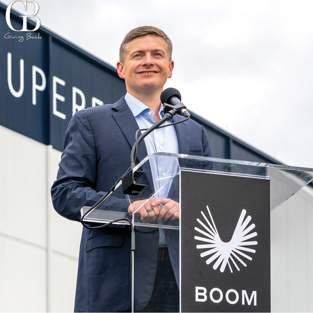 Founder and CEO of Boom Supersonic Blake Scholl