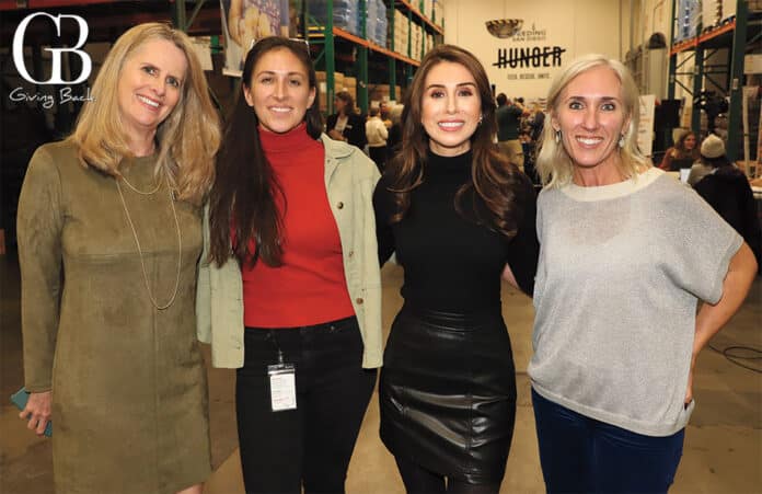 Patty OConnor, Amanda Schroeder, Lindsey Pena, and Dana Williams at Feeding San Diego’s Telethon Provides 850,000 Meals for Families in Need