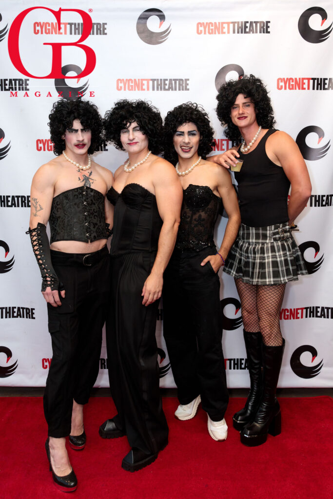 Patrons dressed up as Dr Frank N Furter