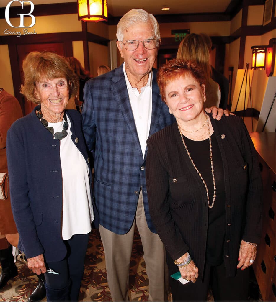 Jane and Tom Fetter with Patti Roscoe
