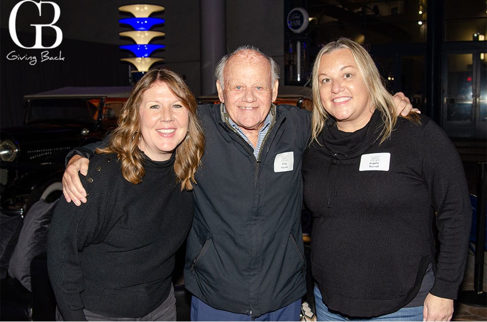 Andrea Roy with Greg and Angie Purnell