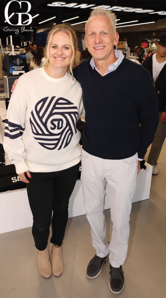 Jen Bower and Tom McMahon