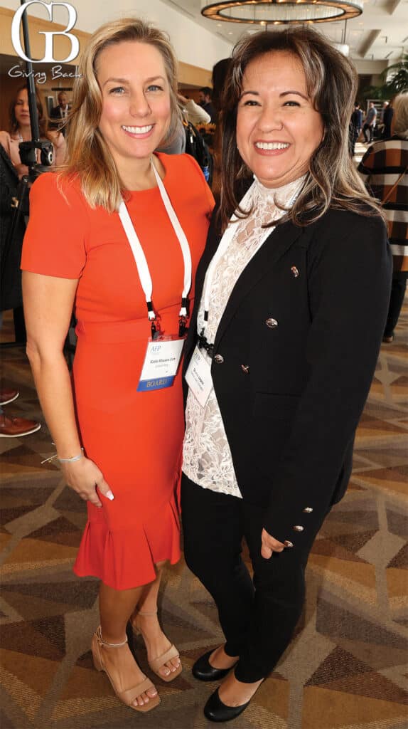 Katie Khasiam San and Diana Lopez