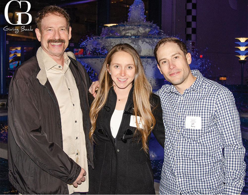 Michael Schubert with Amanda and Jeff Berry