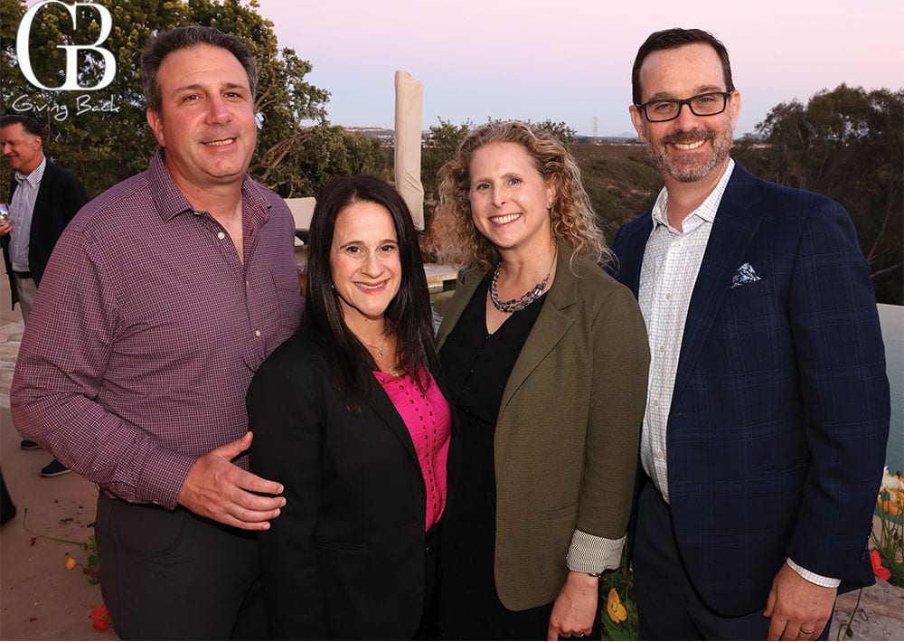 Brian and Melissa Davis with Joanna and Brooks Herman