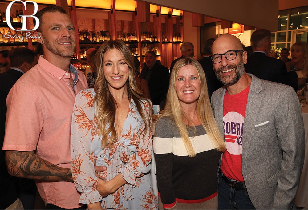 Daniel and Alison Izzo with Cory Schaller and Sal Cartusciello