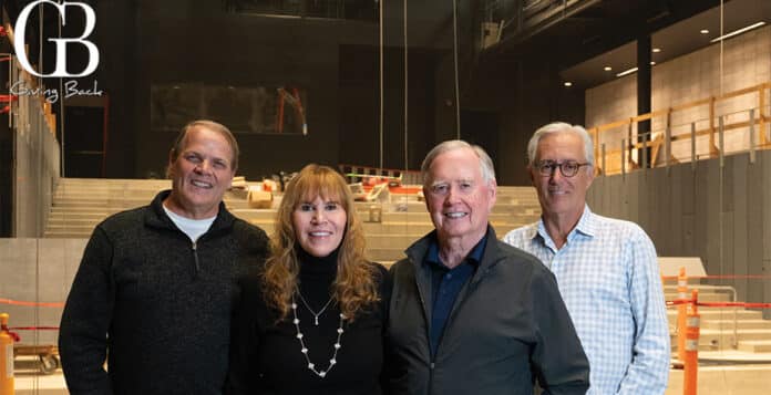 Executive Director Bill Schmidt, Trulette Clayes, Jeff Partrick and Artisitic Director Sean Murray at The Joan
