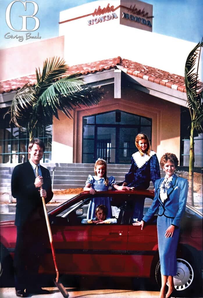 The opening of Hoehn Honda in 1984