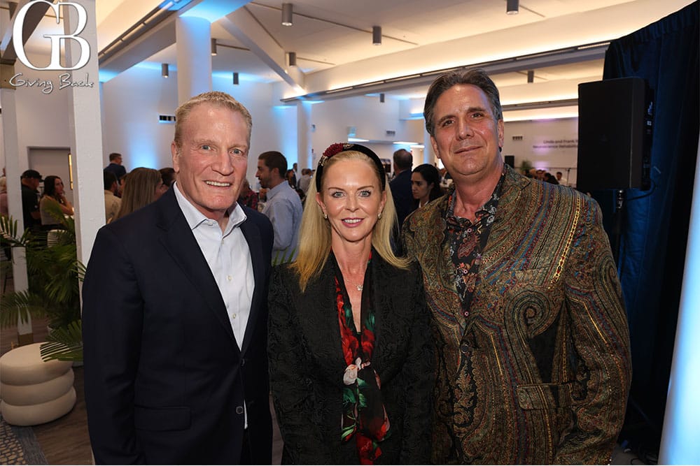 Brett McClain with Lisa and Ben Arnold