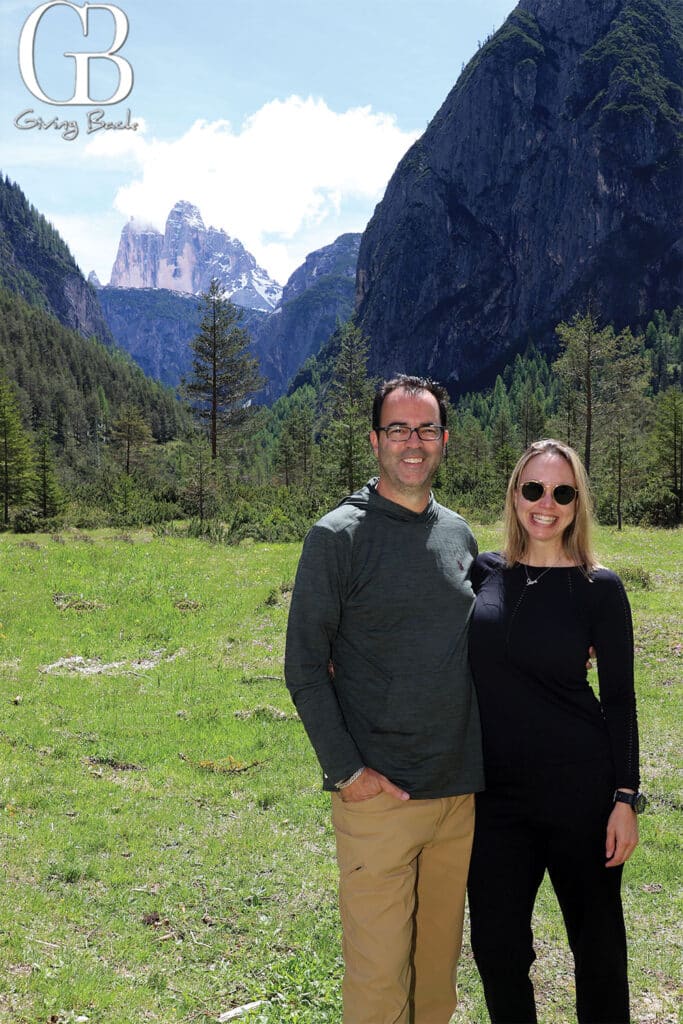 Danitza and Esteban Villanueva at Tre Cime di Lavaredo