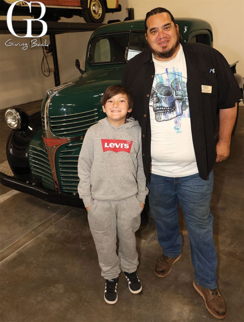 David-Young-and-Oliver-with-a-1946-Dodge-Pickup - GB Magazine David Young and Oliver with a 1946 Dodge Pickup