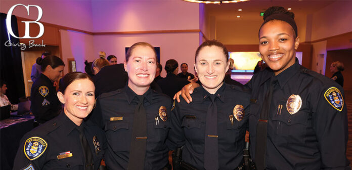 Det. Danielle Snodgrass, Det. Meghan Hovdey, Lt. Ali Hill and Officer Kalena Tutt
