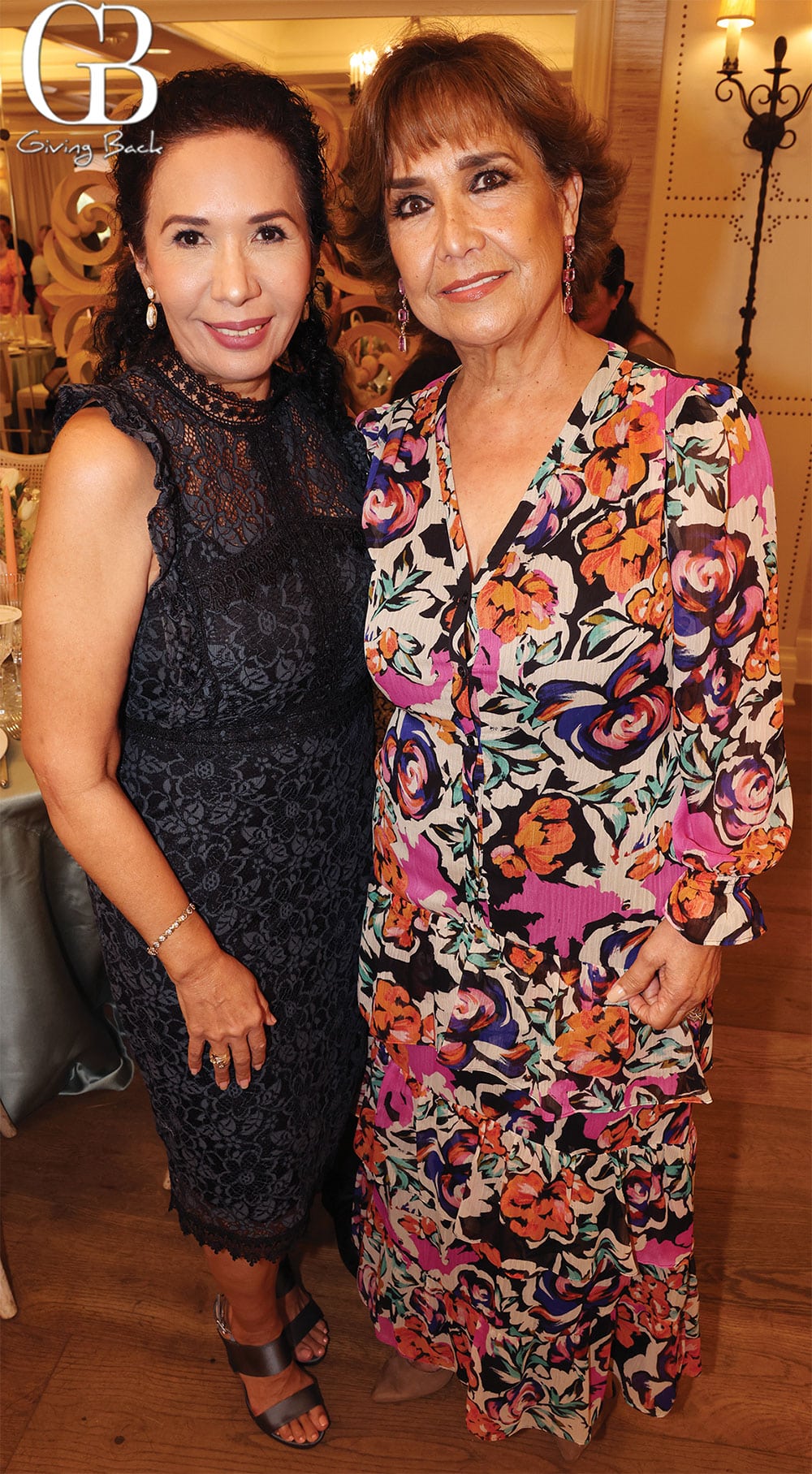 Dina Barron and Toni Caregnan