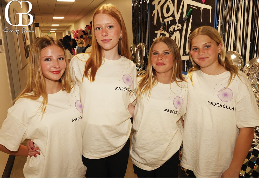 Eigth Graders Supporting the cause