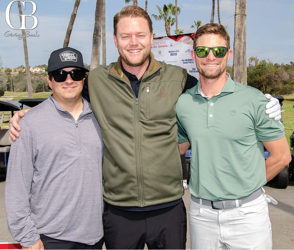 Enjoying a day of golf