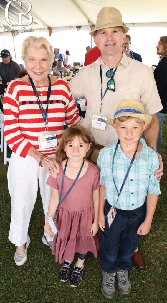 Gigi Cramer and Cameron Schiff with Liam and Celina