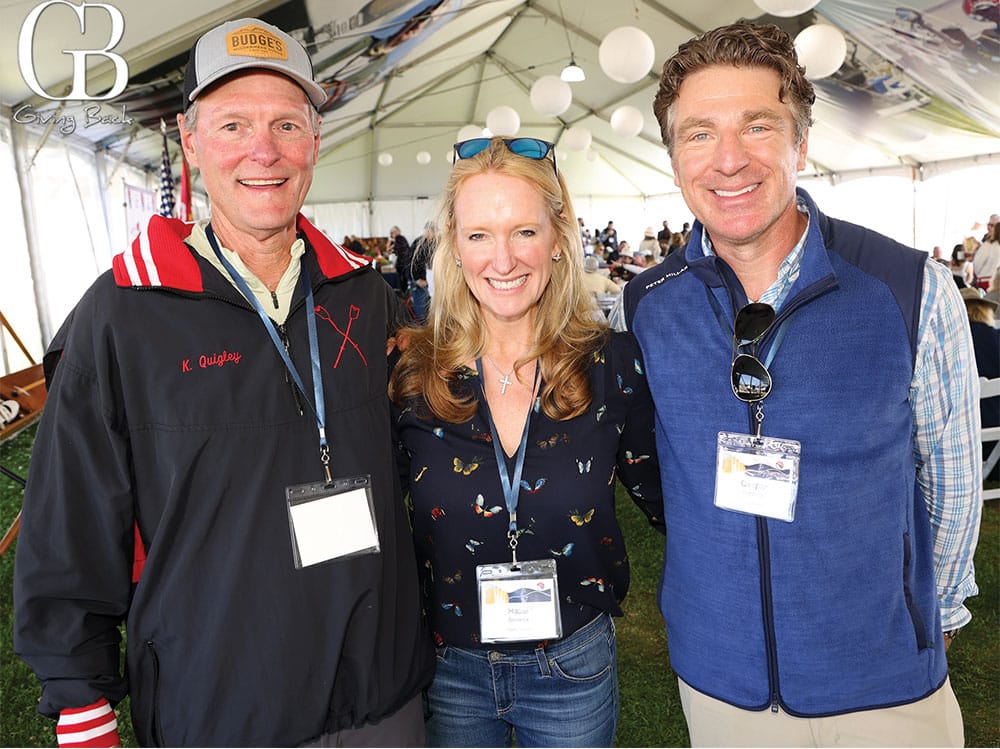 Jim Quigley with Caspar and Hazel Bentinck