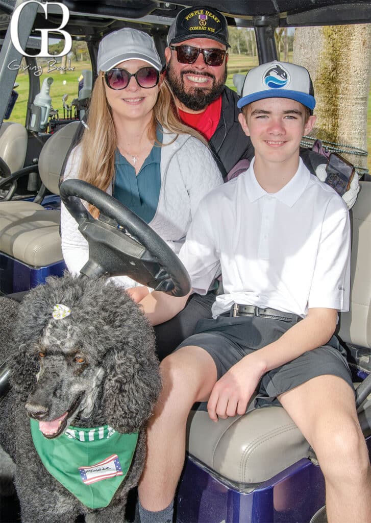 Megan Garey Richard Gonzalez and Hunter Garey with Moxie