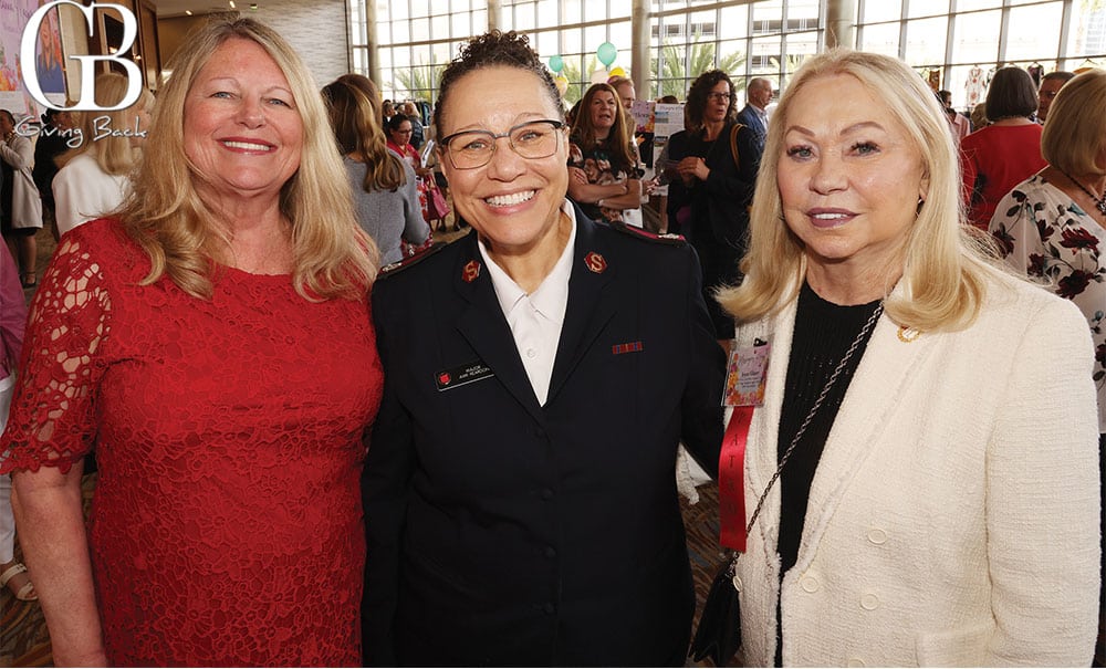 Nancy Rohland Major Amy Reardon and Joyce Glazer