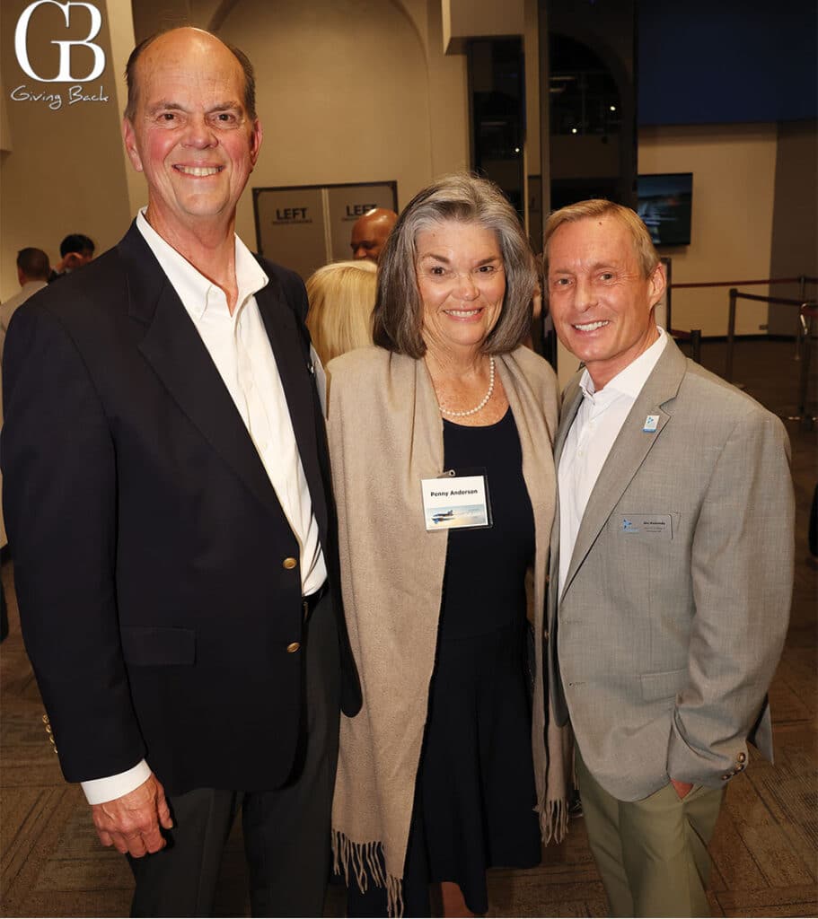Thomas and Penny Anderson with Jim Kennedy