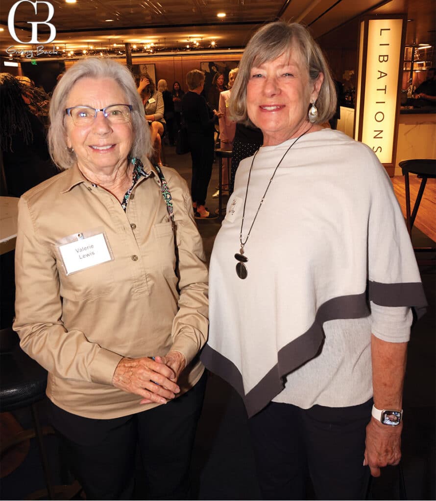 Valerie Lewis and Judy Levine