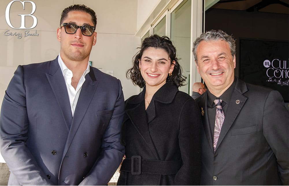 Anthony Versochi with Sophia and Marino Monferrato