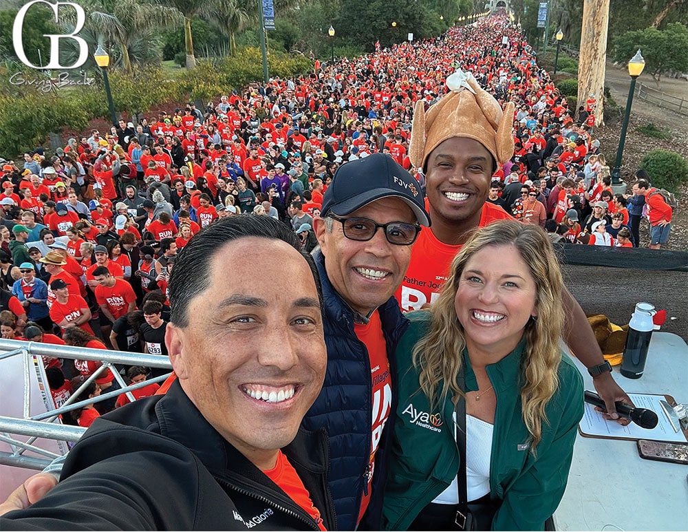 Aya-Healthcare-Team-Members-at-the-Thanksgiving-Day-5K-with-Mayor-Todd-Gloria-and-Deacon-Jim-Vargas - GB Magazine Aya Healthcare Team Members at the Thanksgiving Day 5K with Mayor Todd Gloria and Deacon Jim Vargas