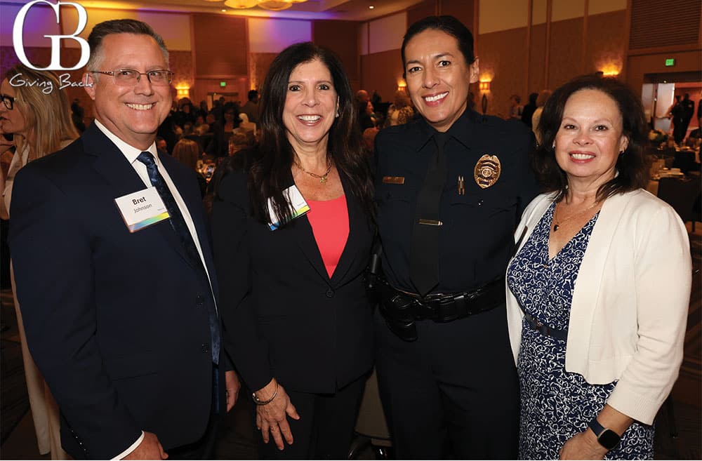 Brett Johnson Lisa Paul Hill Sgt Crystal Cisneros and Becky Ramos Arzola
