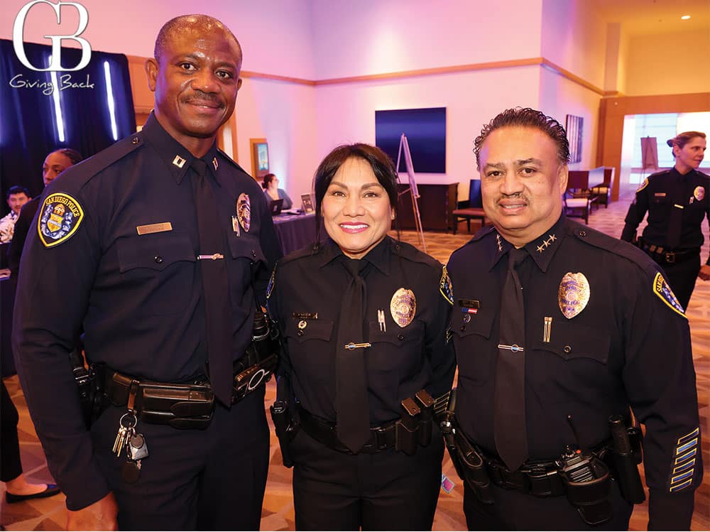Captain Anthony Dupree Sgt Esmeralda Tagaban and Deputy Chief Rudy Tai