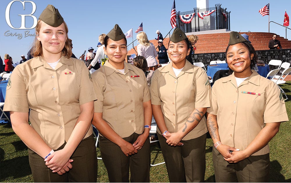 Corporal Bethany Puckett Corporal Elizabeth Coffey Corporal Valerie Carlos and Corporal Alexandria Grant