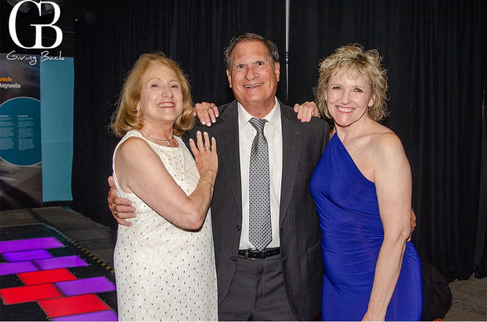 Deborah-and-Stephen-Spector-with-Audrey-Dumentat - GB Magazine Deborah and Stephen Spector with Audrey Dumentat