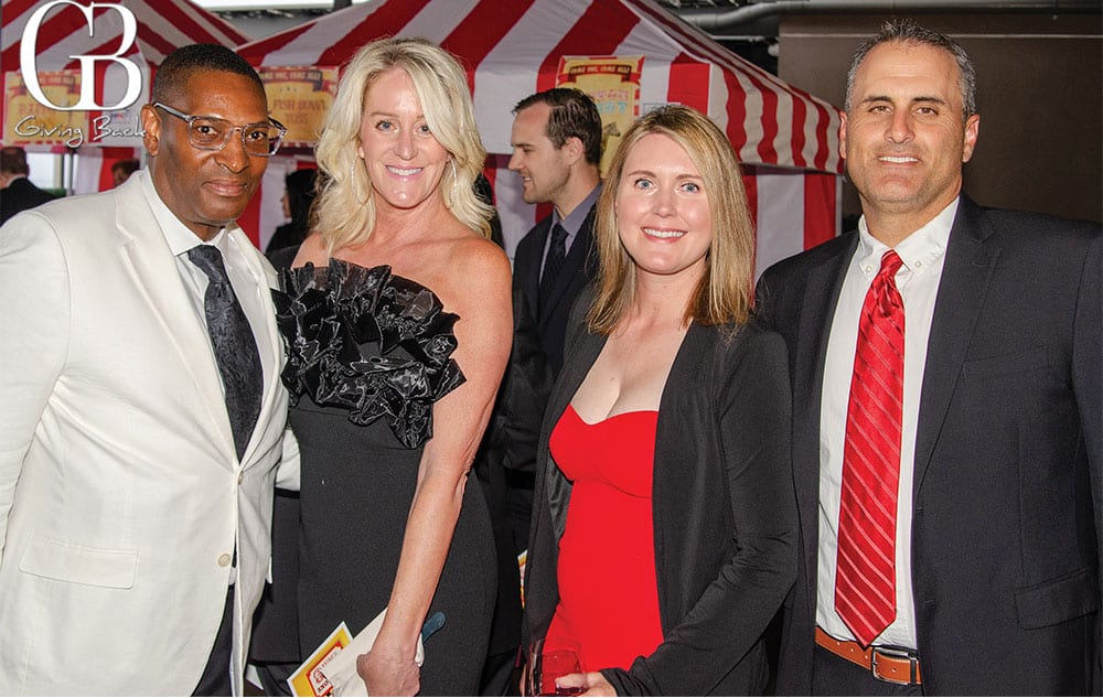 Derrick Martine Jolie Jackson Martine with Amy and Andrew Balello