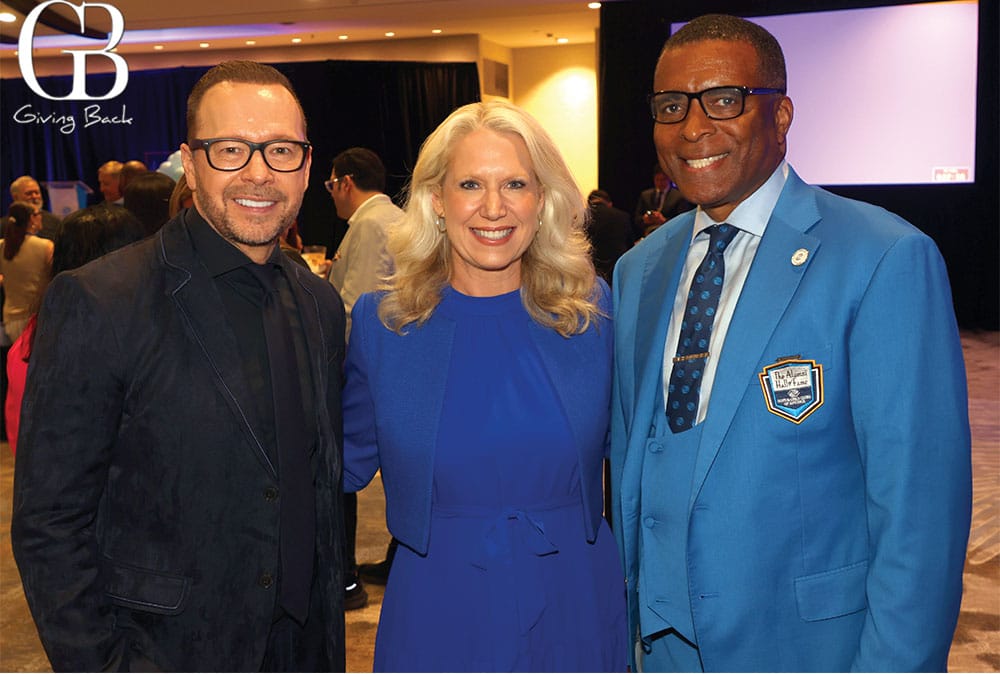 Donnie Wahlberg Lisa Anastasi and Marvin McIntyre