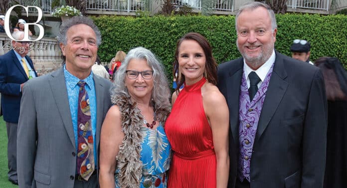 Donors Ray Katzen and Maureen Nelson with Serving Seniors President & CEO Melinda Forstey and retired President & CEO Paul Downey.