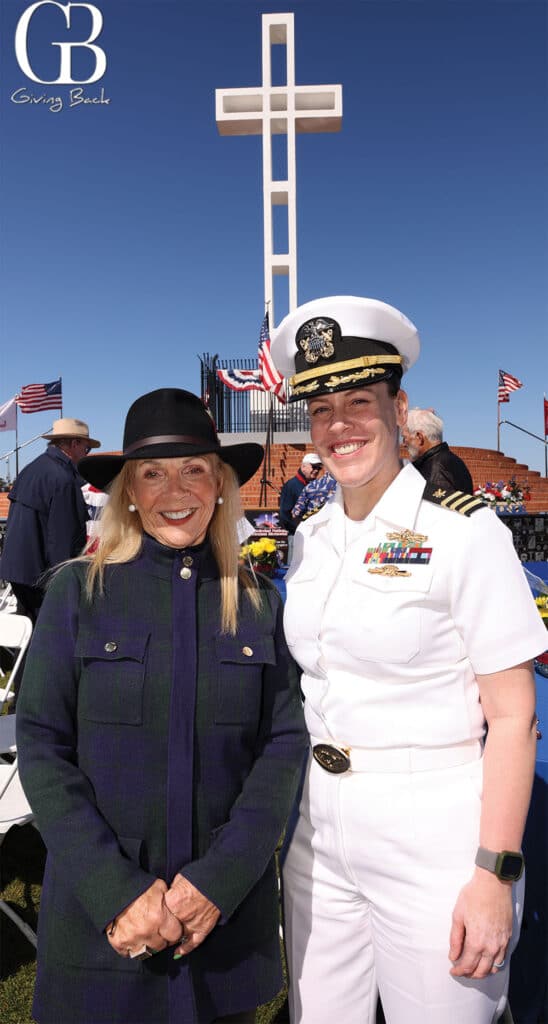 Karen Wheelan and Commander Shanna Gainer