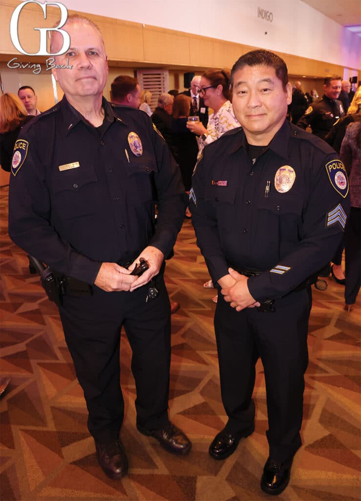 Lt Stephen Webb and Sergeant Tony Scott
