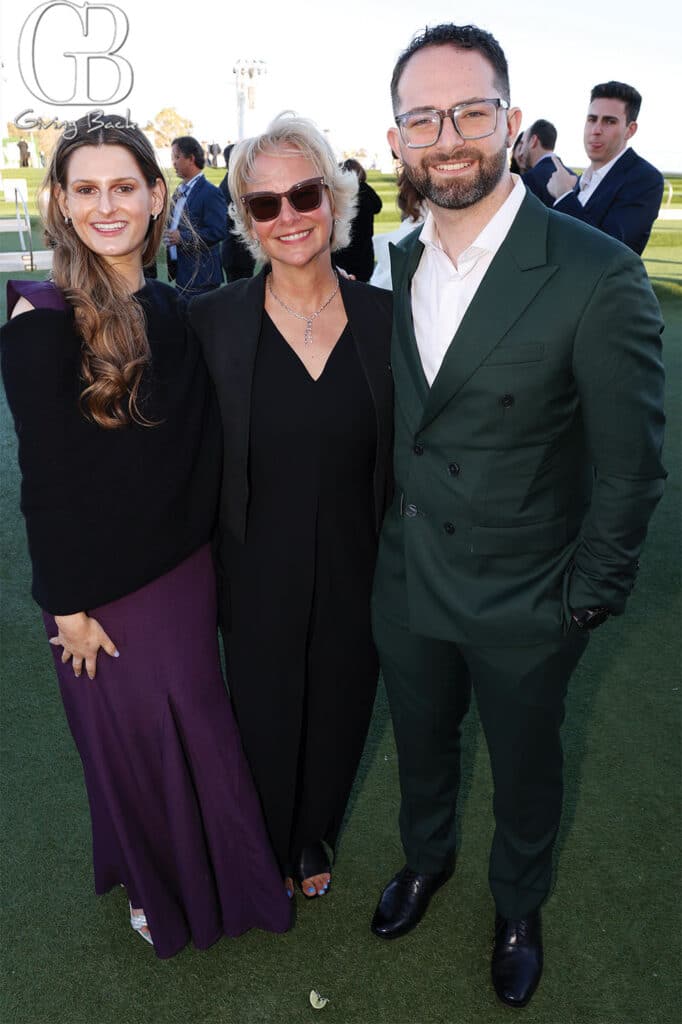 Natasha Horne with Marsha and Jacob Berkson
