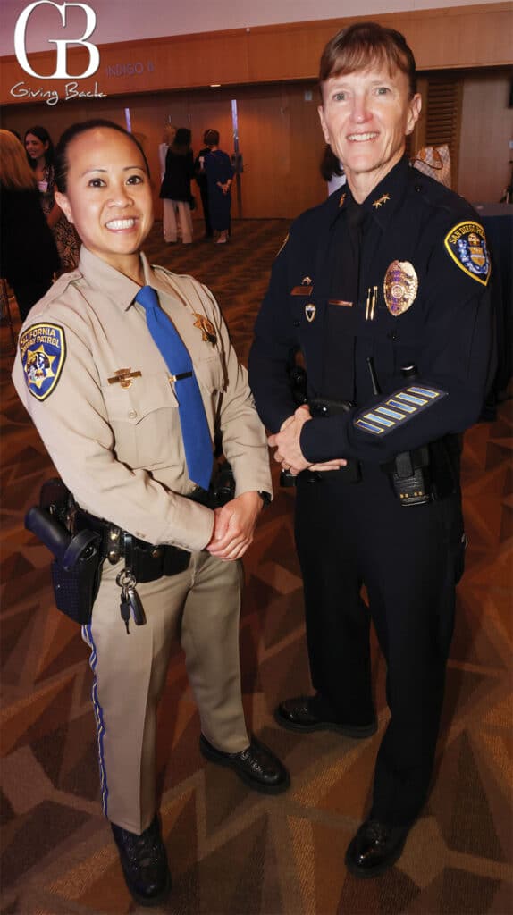 Officer Lauren Chi and Assistant Chief Tina Williams