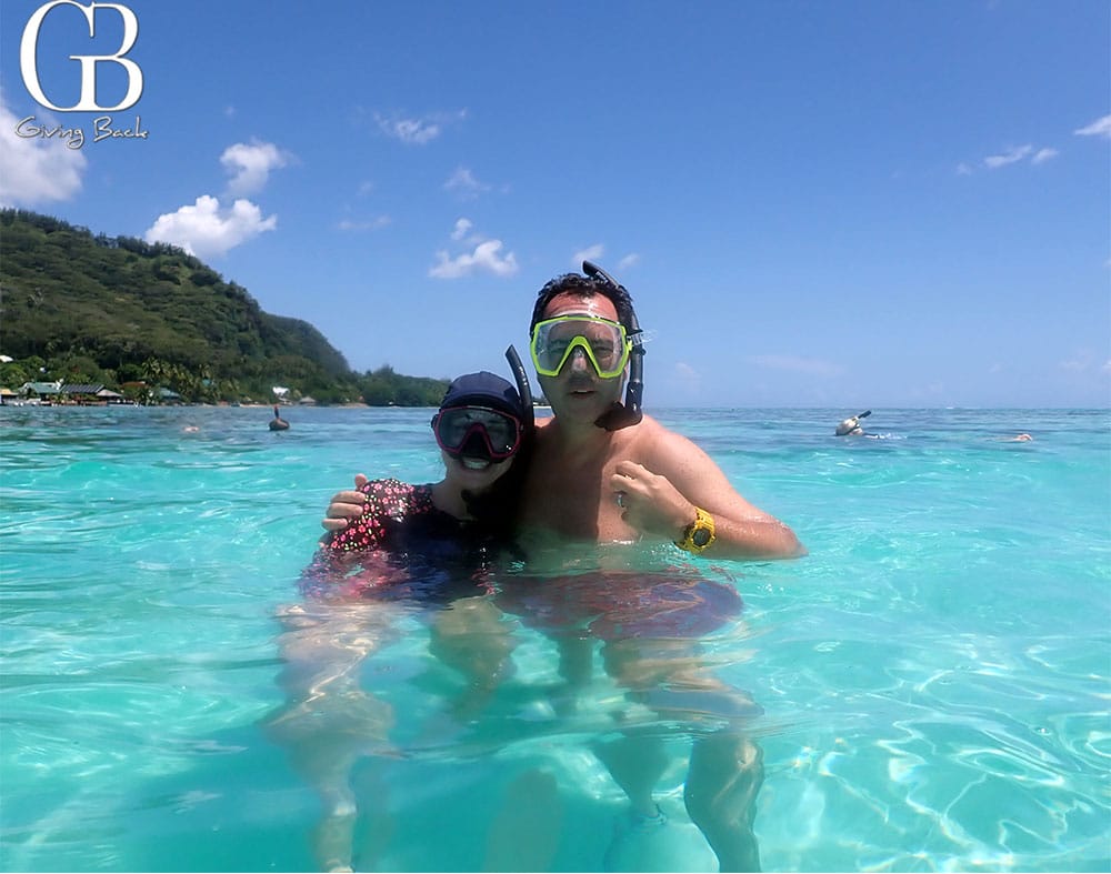 Danitza and Esteban in Moorea
