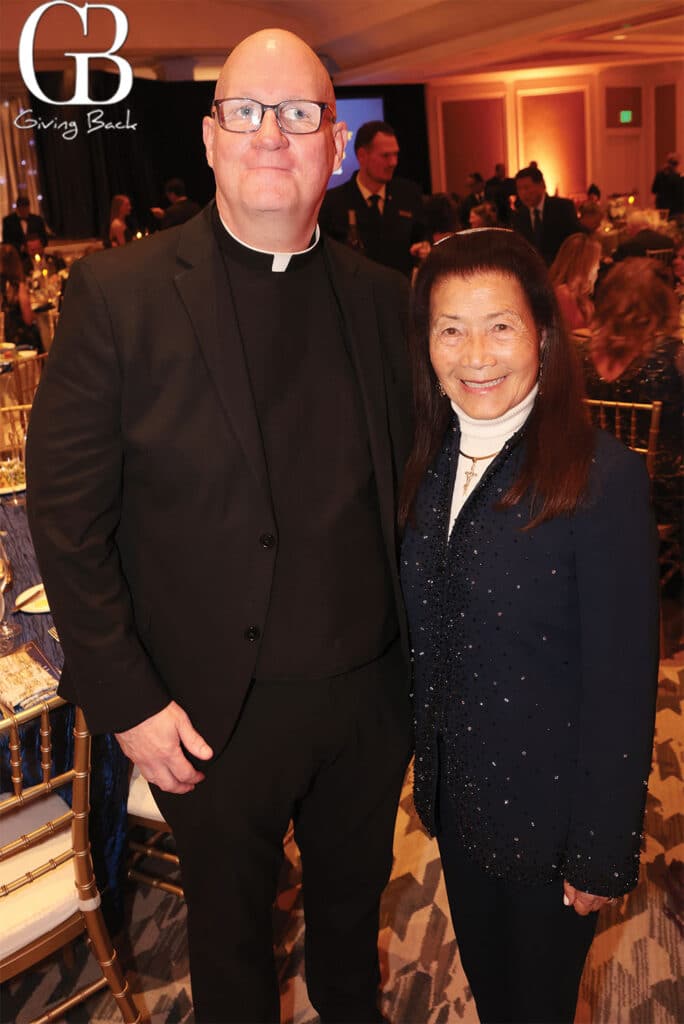 Father Patrick Mulcahy and Claire Reiss