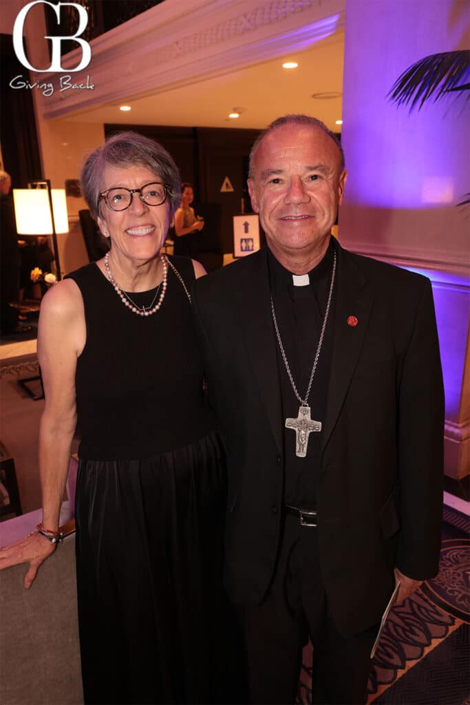 Fran Vargas and Auxiliary Bishop Ramon Vejarano