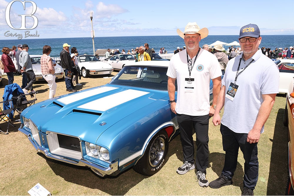 Jeff and Chris Phillips with a 1971 Oldsmobile 442 W30