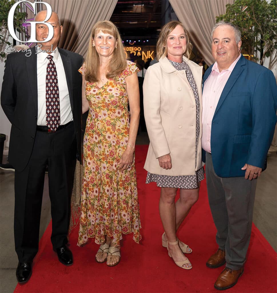 John and Mary Cajigas with Sarah Stone and Timothy Minjares