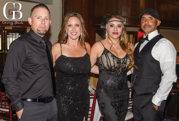 Taylor and Ashley Thomas with Irma and Mike Manzanares