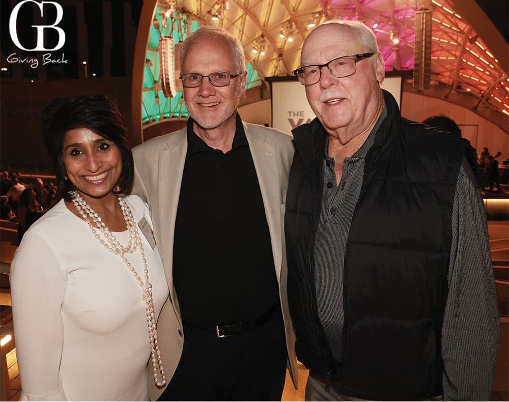 Aradhna and Grant Oliphant with Dan Epstein