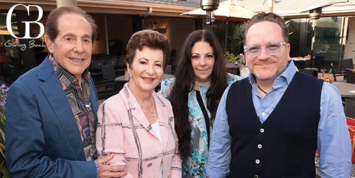 Eli and Diana Lombrozo with Veronica and Miguel Leff