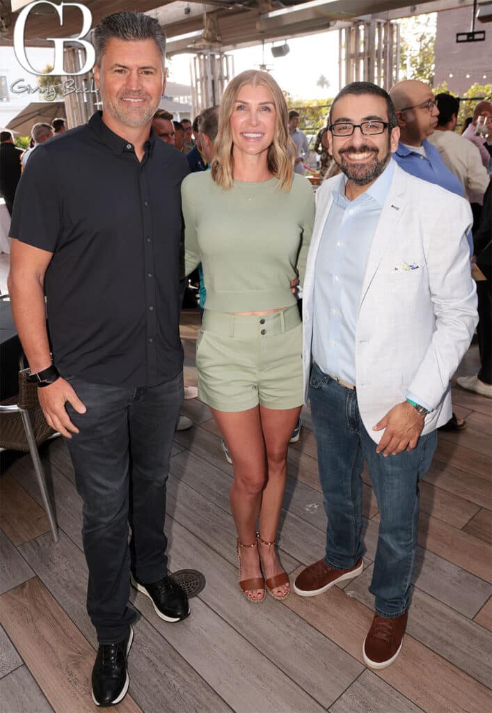 James and Joelle Moore with Danesh Derissi